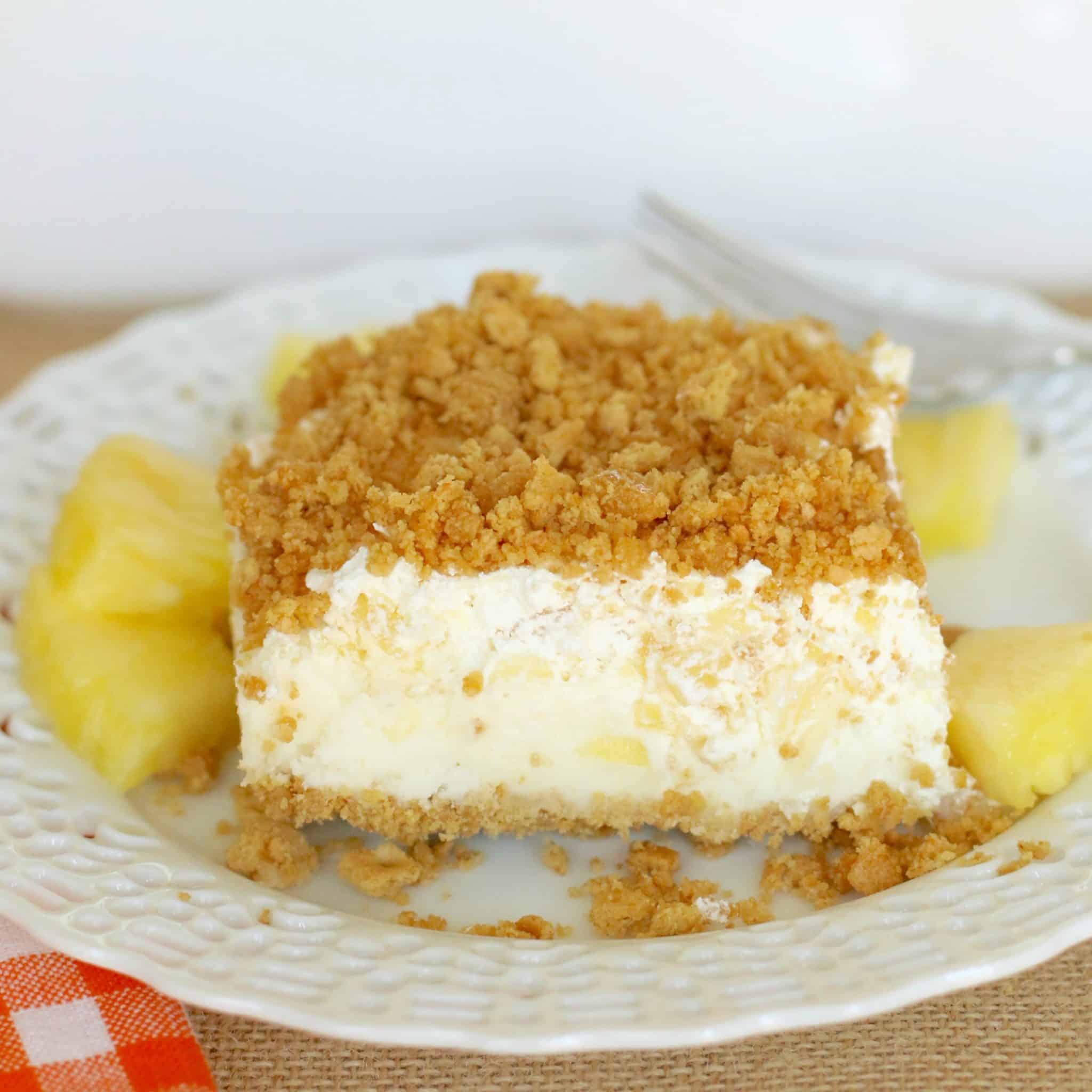 no bake pineapple dream dessert