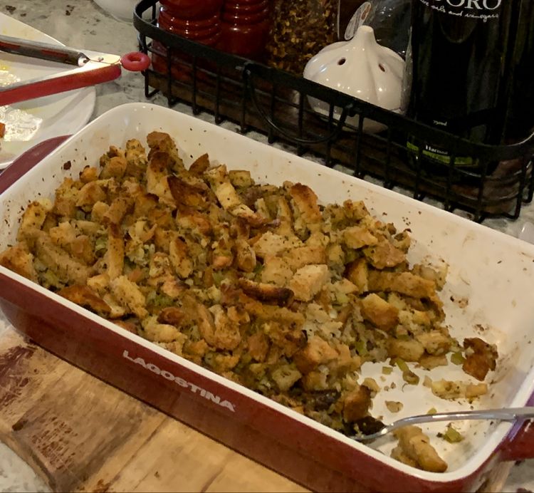 my moms perfect thanksgiving stuffing