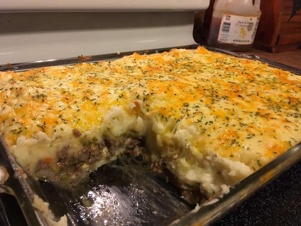 My famous homemade shepherds pie