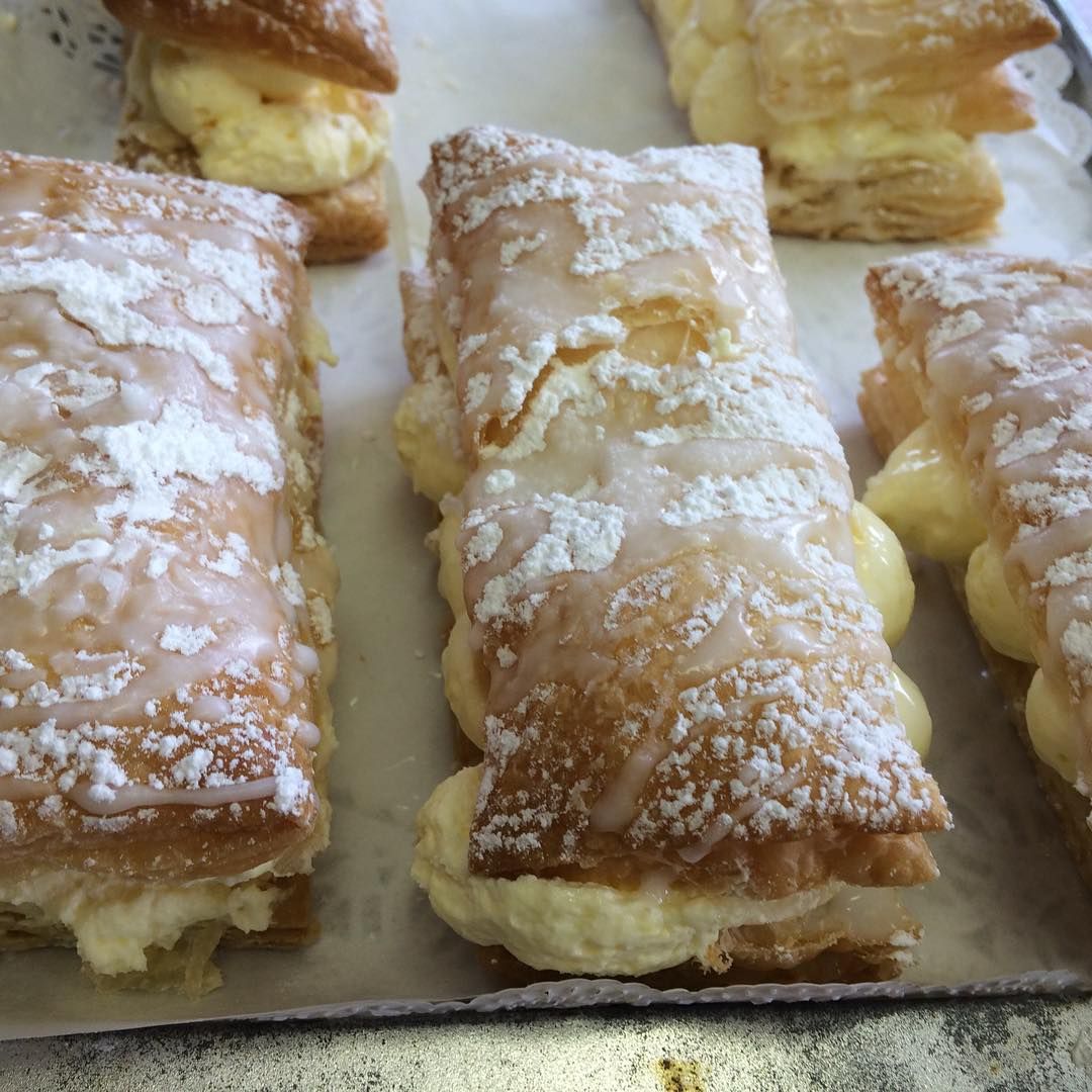 Vanilla Custard Cream Squares