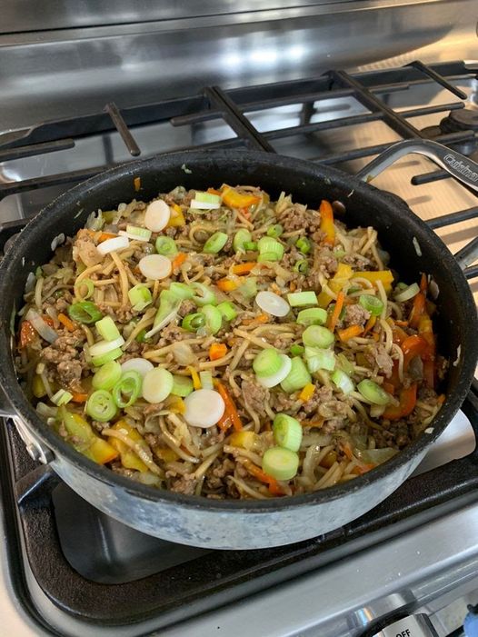 Egg Roll Ramen Skillet