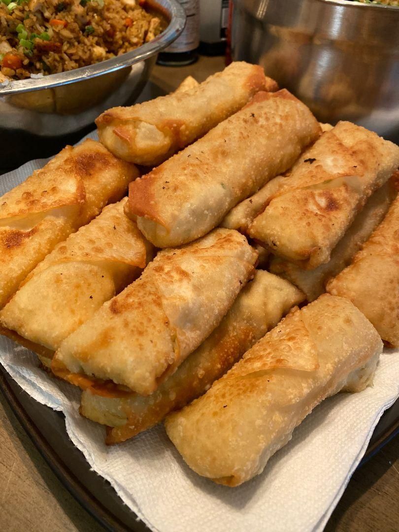 CRAB RANGOON EGG ROLLS