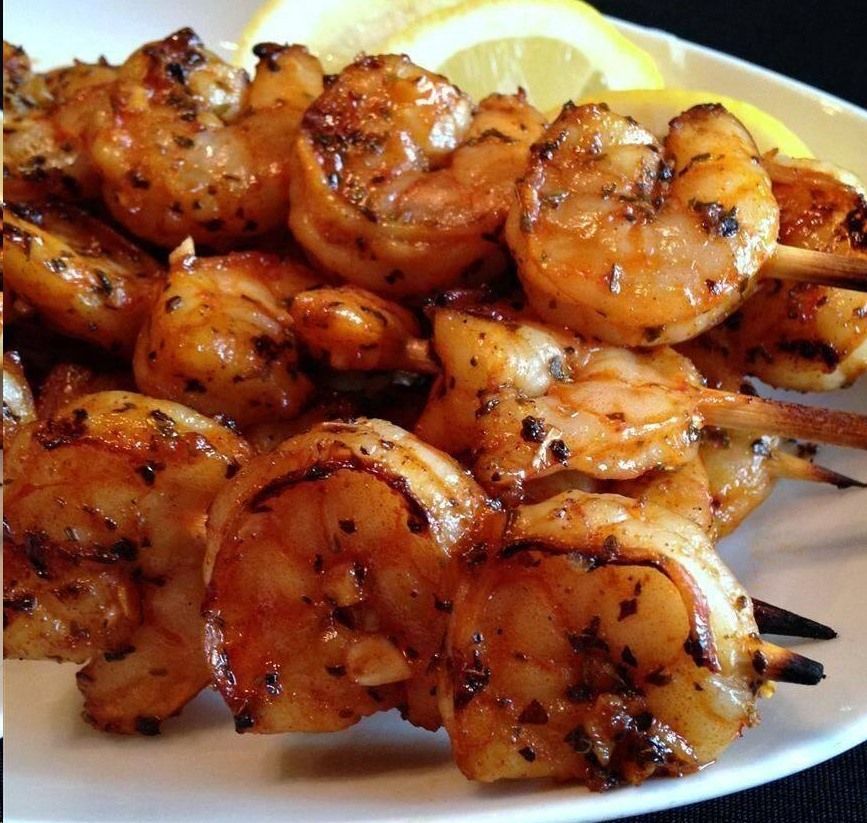 Grilled Garlic and Herb Shrimp