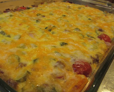 LOW CARB BACON CHEESEBURGER CASSEROLE