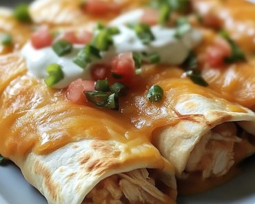 Baked Chicken Chimichangas