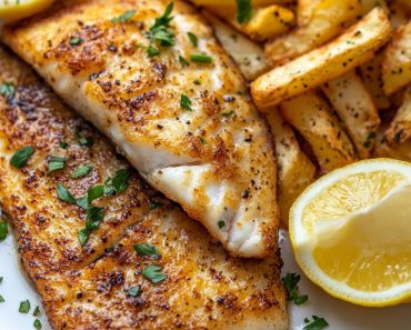 Crispy Grilled Fish & Fries Delight Crispy Grilled Fish & Fries Delight