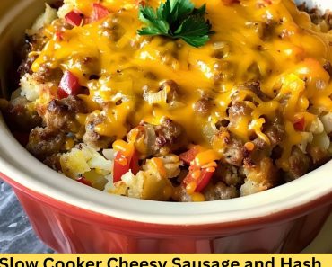 Slow Cooker Cheesy Sausage and Hash Brown Casserole Slow Cooker Cheesy Sausage and Hash Brown Casserole