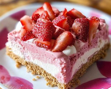 Strawberry Mousse Dessert Bars