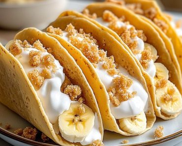 Banana Pudding Tacos