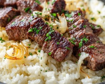 Cheesy Steak & Rice Recipe