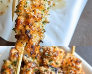 Grilled Ranch Garlic Parmesan Chicken Skewers