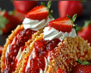 Strawberry Crunch Cheesecake Tacos