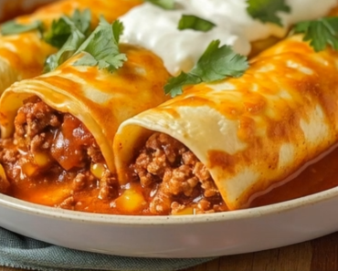 Easy Cheesy Ground Beef Enchiladas
