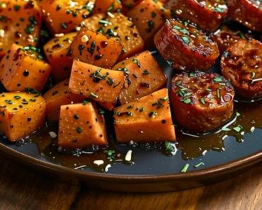 Honey Garlic Sausage Sweet Potatoes
