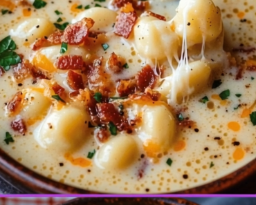 Bacon Cheddar Gnocchi Soup