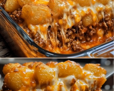 Chili Cheese Tater Tot Casserole